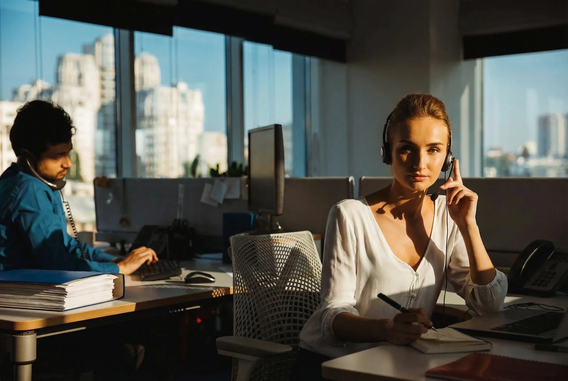 Business mobile and web apps for calls and messaging